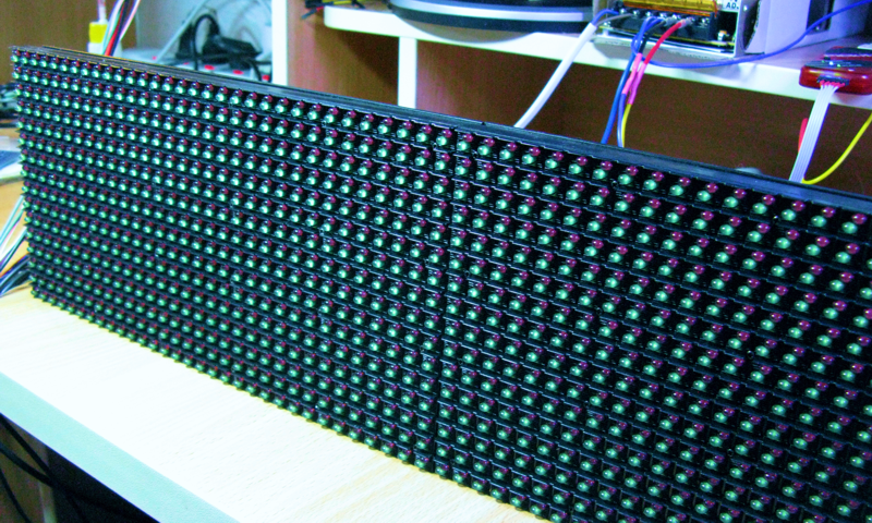LED модуль P10C4V12 - графическая библиотека v.0.1 beta
